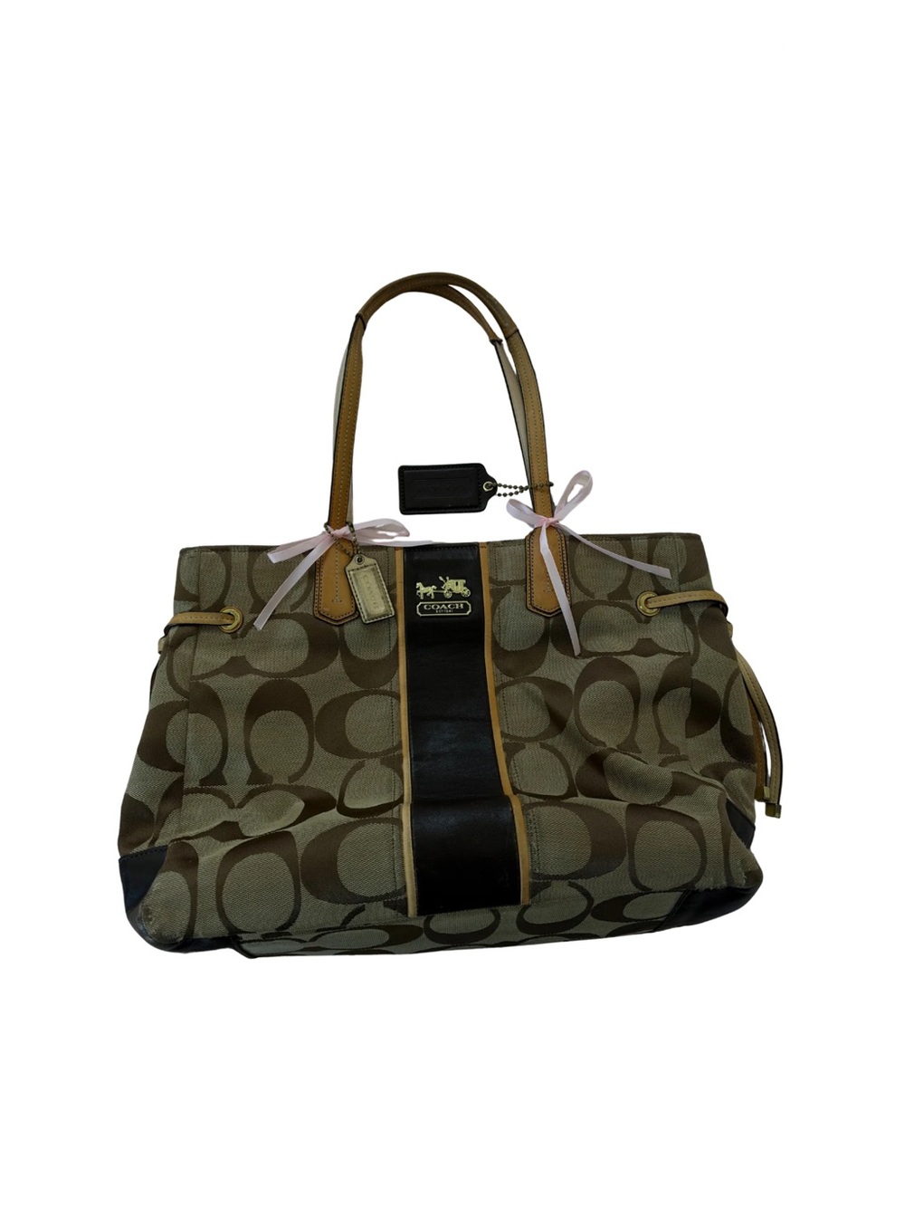 Coach Signature Canvas Tote Bag